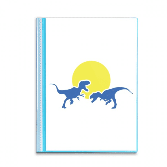Fighting Carnivore Sun Art Deco  Fashion Book Sheet Protectors Portfolio Binder Folder