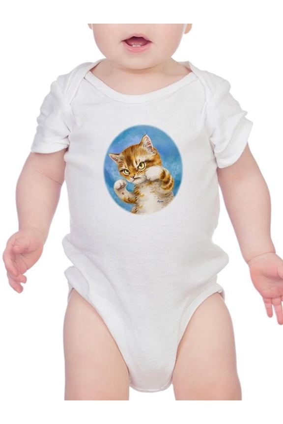 Fighting Cat Bodysuit Infant -Kayomi Harai Designs, Newborn