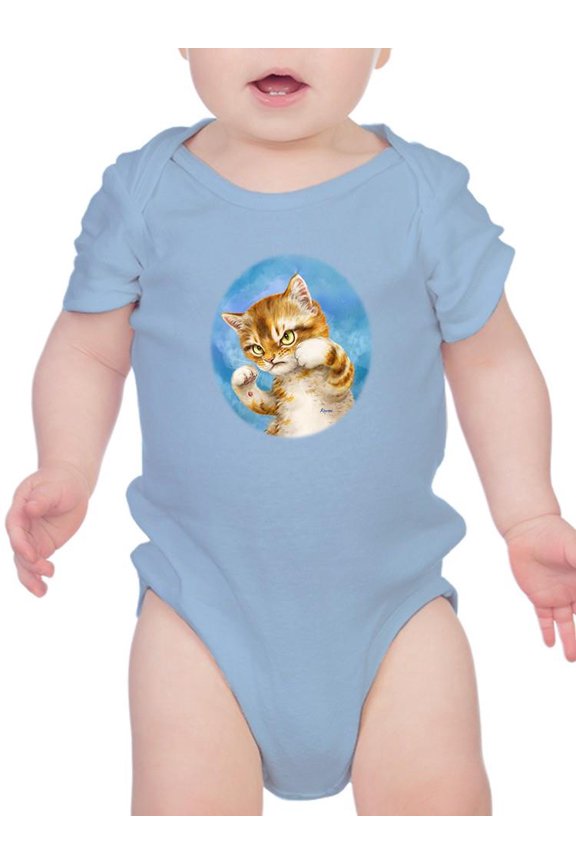 Fighting Cat Bodysuit Infant -Kayomi Harai Designs, Newborn