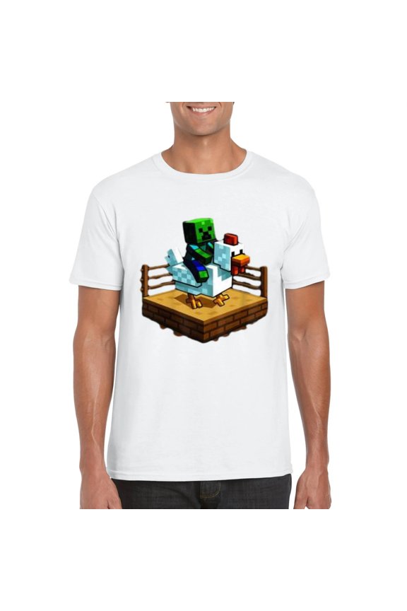 Fighting Chicken Funny Farm Animal Martial Arts Poultry Graphic T-Shirt, for men & women, up to size 5XL