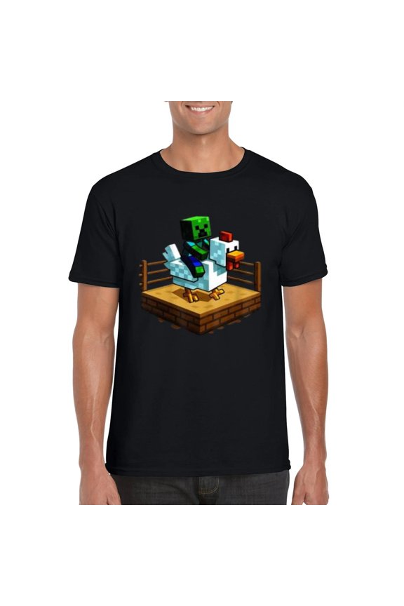 Fighting Chicken Funny Farm Animal Martial Arts Poultry Graphic T-Shirt, for men & women, up to size 5XL