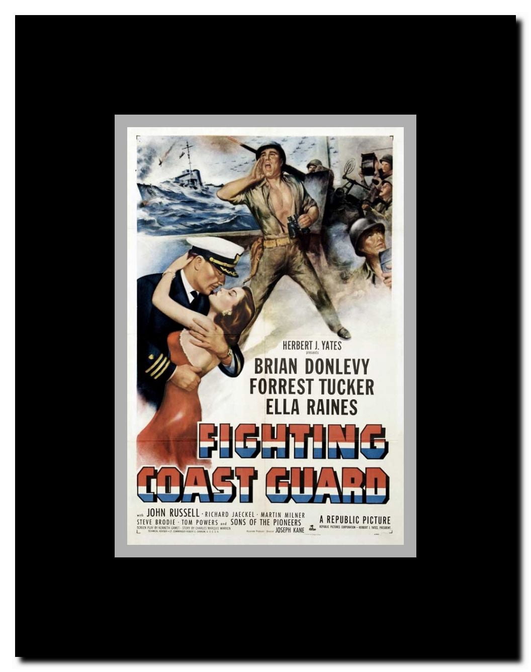 Fighting Coast Guard Framed Movie Poster