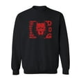 thumbnail image 1 of Fighting Dog Sweatshirt Men -Image by Shutterstock, Male Medium, 1 of 4