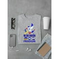 thumbnail image 1 of Fighting For Freedom T-shirt Female's -SmartPrintsInk Designs, 1 of 4