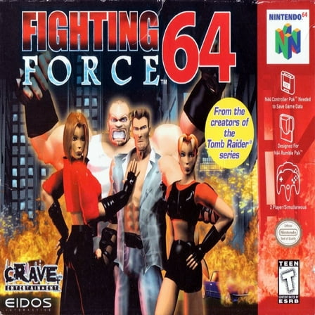 Fighting Force 64 N64 Game,US Version
