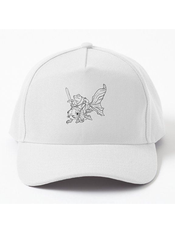 Fighting Frog Baseball Hat, Amphibian Warrior Character Graphic Design, Classic Everyday Cap