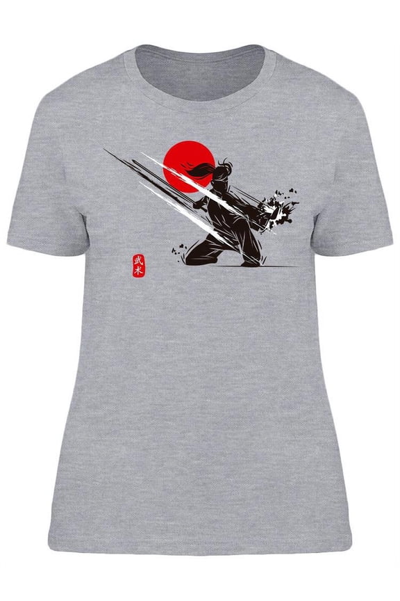 Fighting Ninja T-Shirt Women -Image by Shutterstock, Female Small