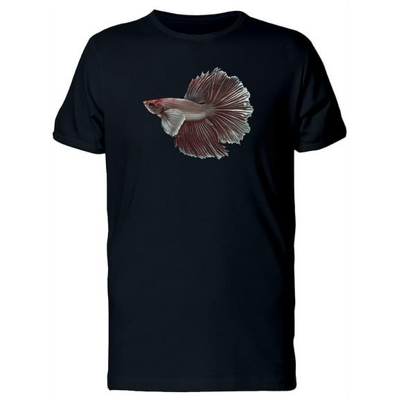Fighting Red Betta Fish Tee Men's -Image by Shutterstock