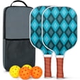thumbnail image 1 of Fighting Series Pickleball Paddles Set Of 2, Fiberglass Surface, 4 Balls & Bag, 1 of 6