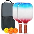 thumbnail image 1 of Fighting Series Pickleball Paddles Set Of 2, Fiberglass Surface, 4 Balls & Bag, 1 of 6