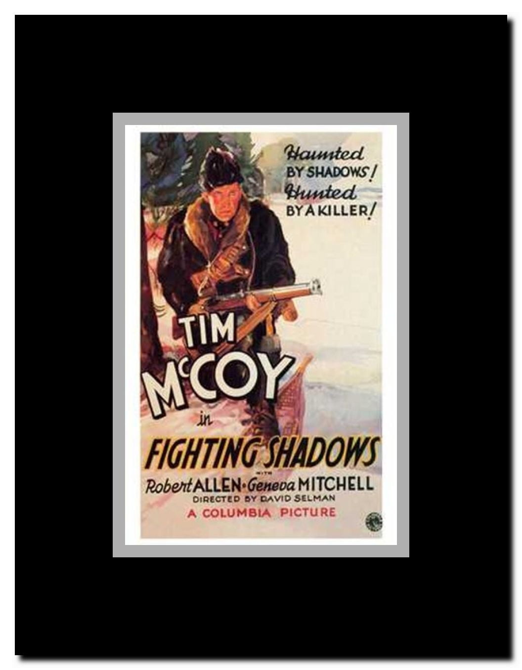 Fighting Shadows Framed Movie Poster