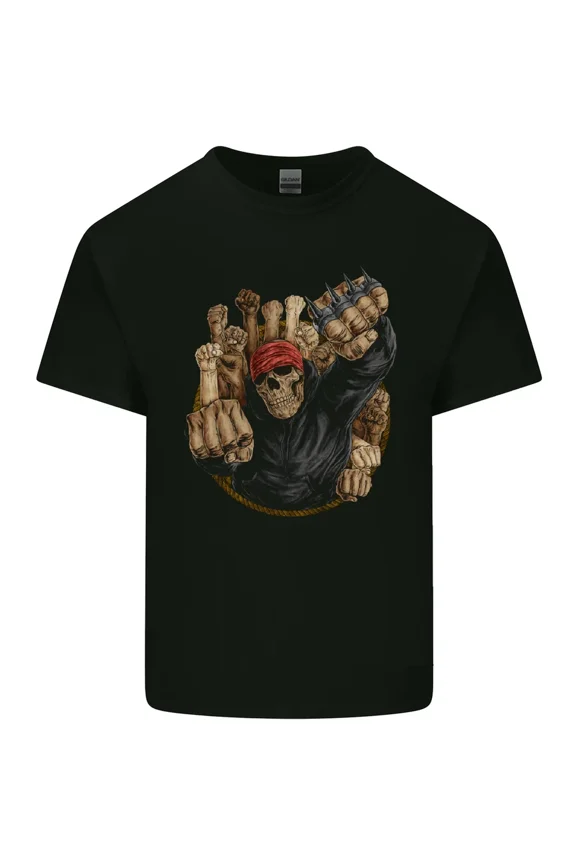 Fighting Spirit Revolution Anarchy Protest Graphic Light Cotton Tee,for unisex up to 5XL