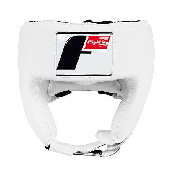 Fighting Sports USA Boxing Competition Headgear (Open Face), White, X-Large