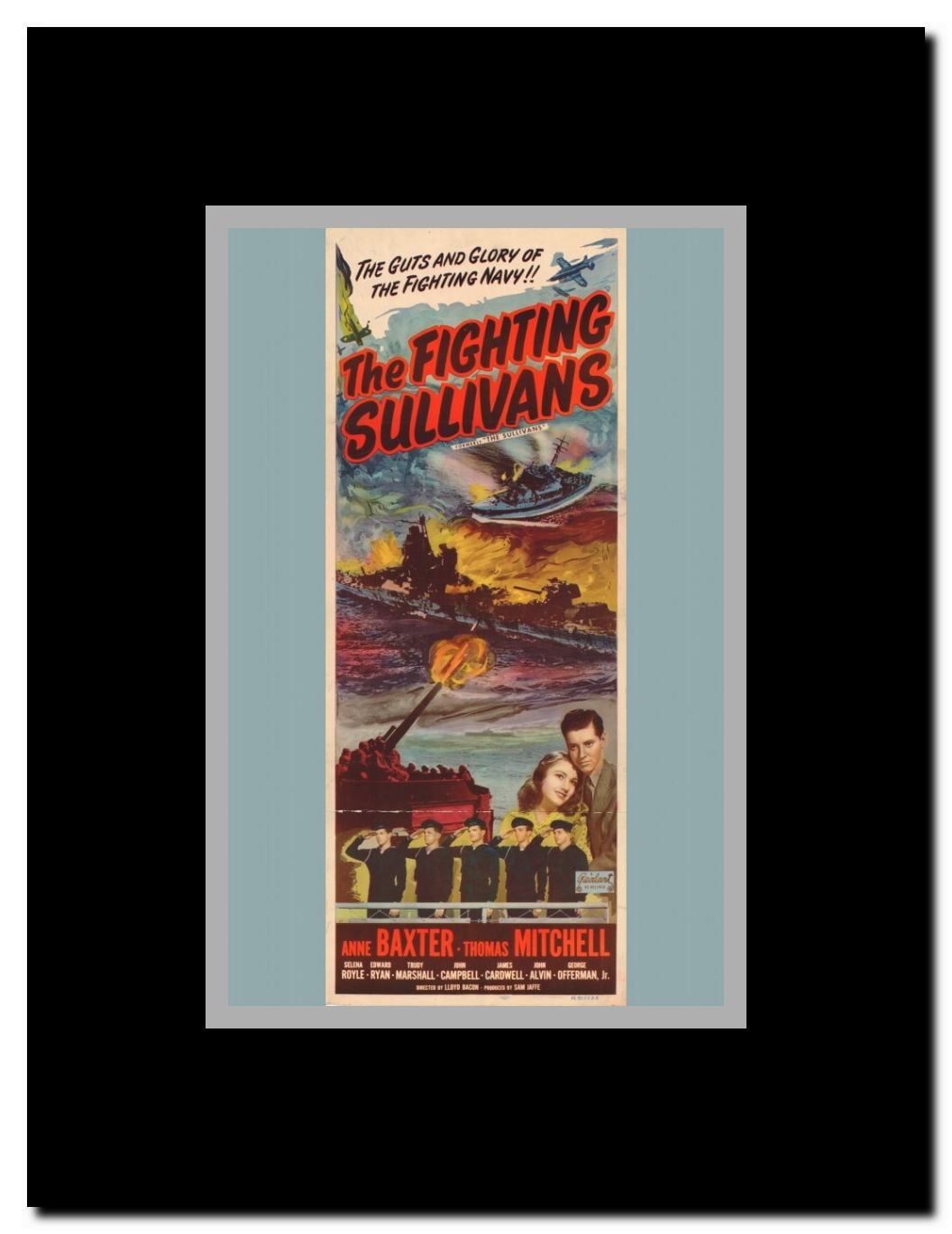 Fighting Sullivans Show Boat Framed Movie Poster