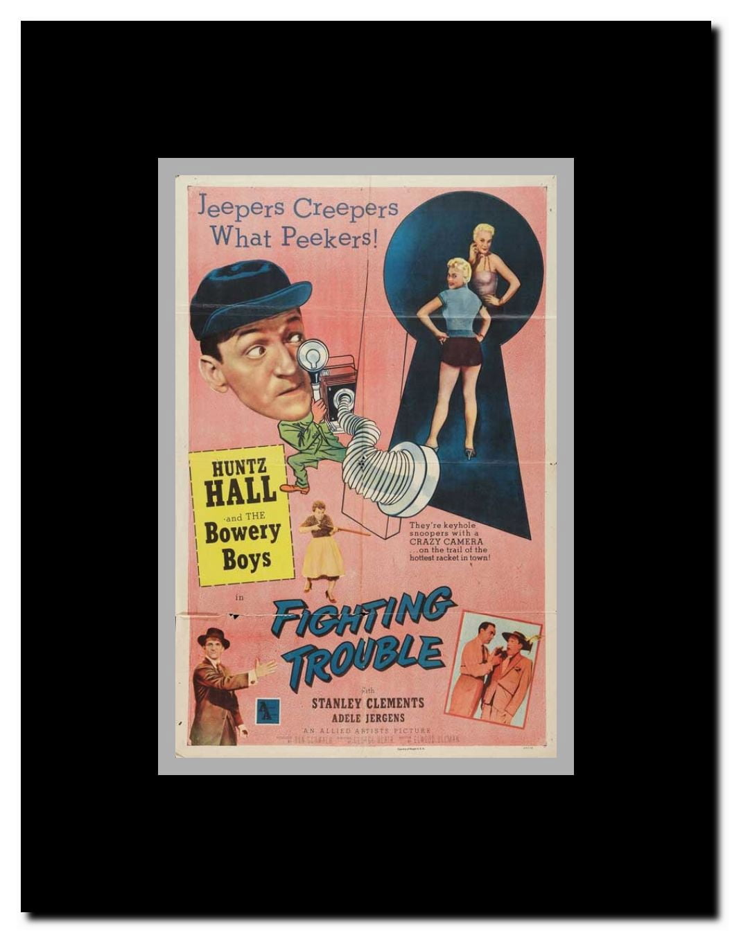 Fighting Trouble Framed Movie Poster