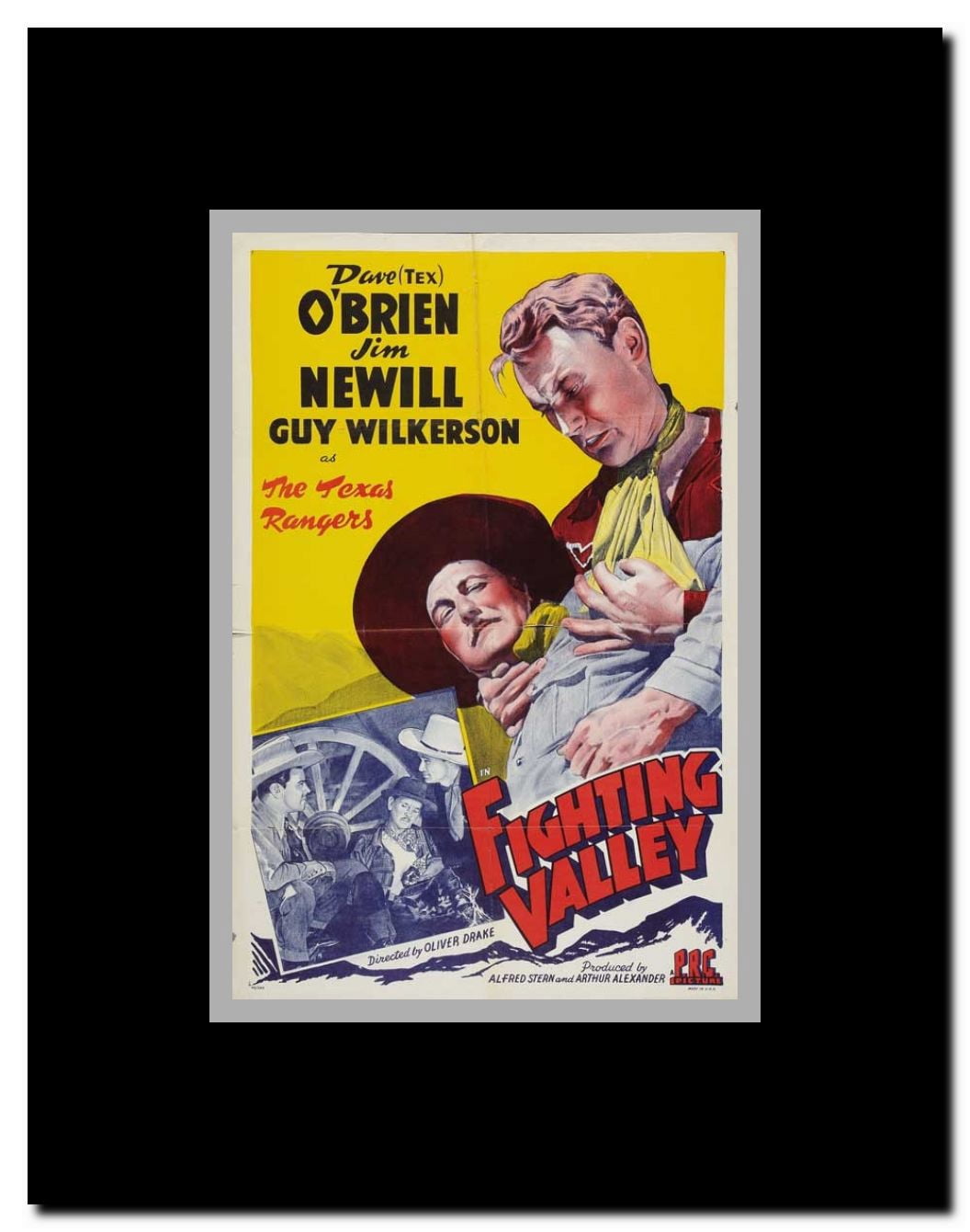 Fighting Valley Framed Movie Poster