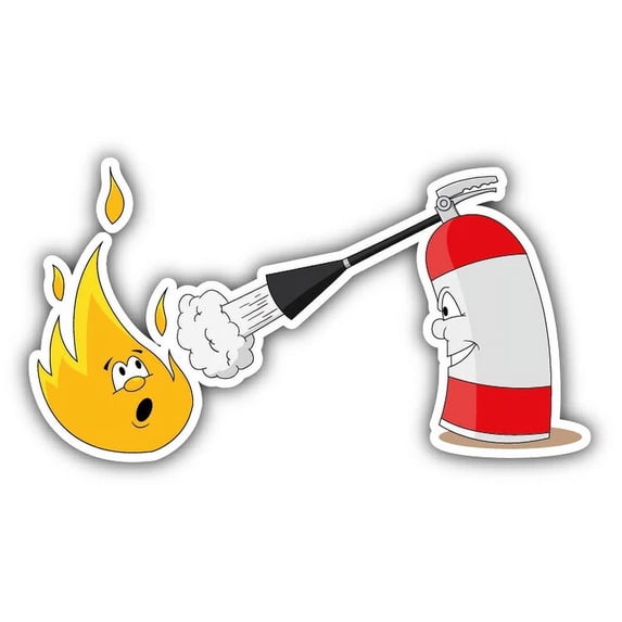 Fighting With Fire Sticker Phone Decal Water Bottle Stickers Car Decals ...