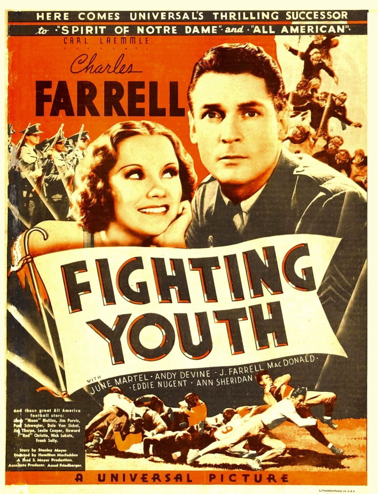 Fighting Youth Canvas Art -  (24 x 36)