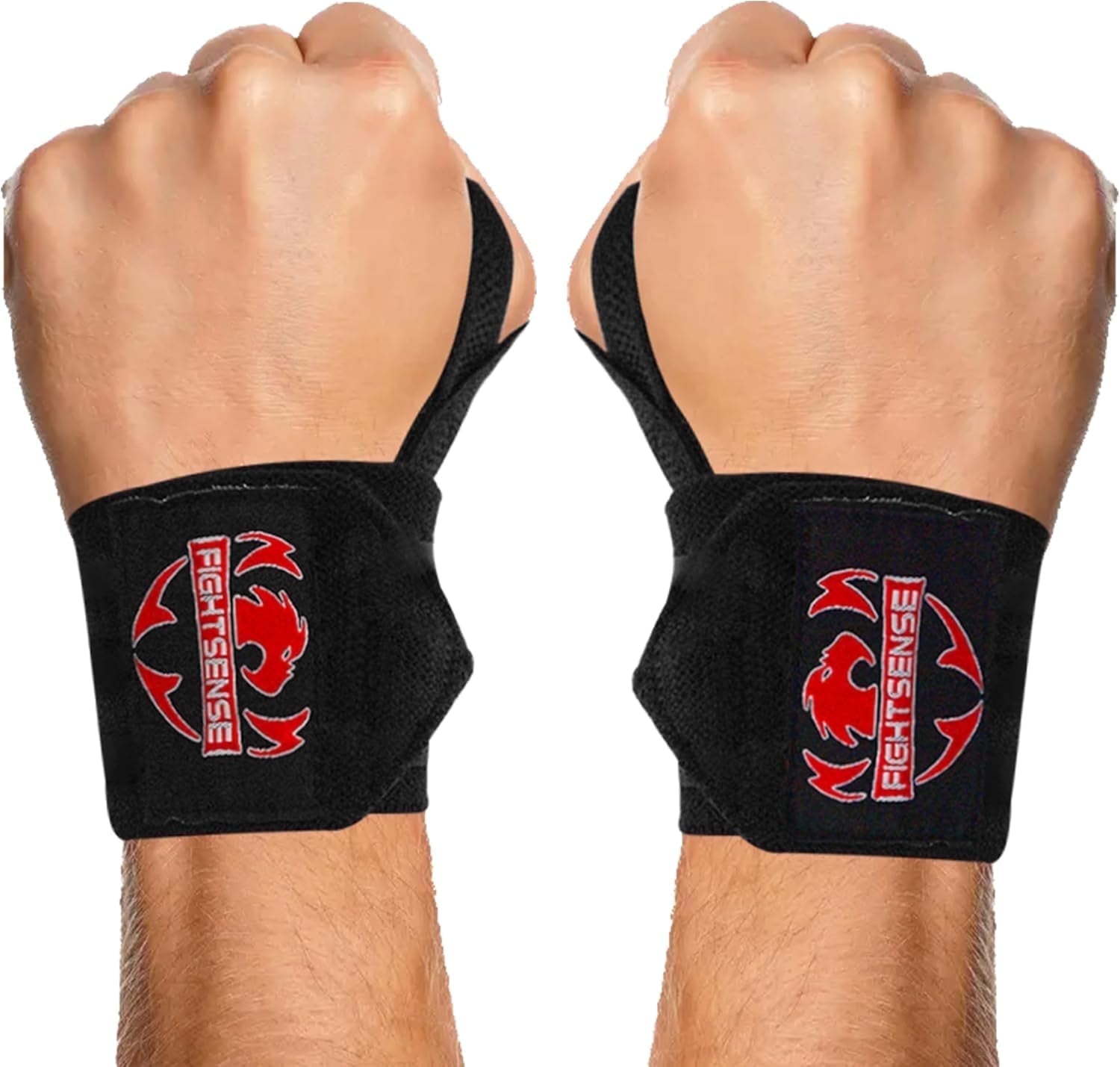FIGHTSENSE, Wrist Wraps, 18 Inches, Support for Weightlifting - Walmart.com