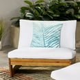 thumbnail image 1 of Figi Acacia Wood Outdoor Club Chair with Cushions, Teak and White, 1 of 8