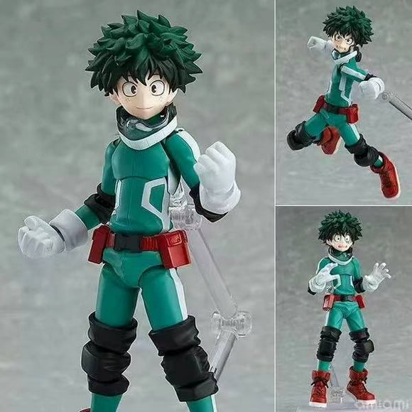 Figma 323 My Hero Academia Izuku Midoriya 6-inch Action Figure | Highly Articulated Collectible with Signature Costume & Accessories | Anime - Inspired Design from Hit Series