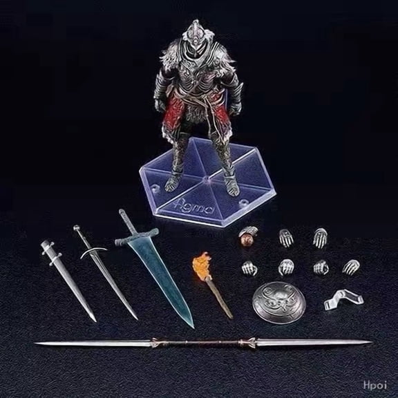 Figma #624 Raging Wolf Elden Ring Action Figure, 6.3 Inch Highly Articulated Game Collectible Character Model with Full Weapon Accessories Gift for Gamers