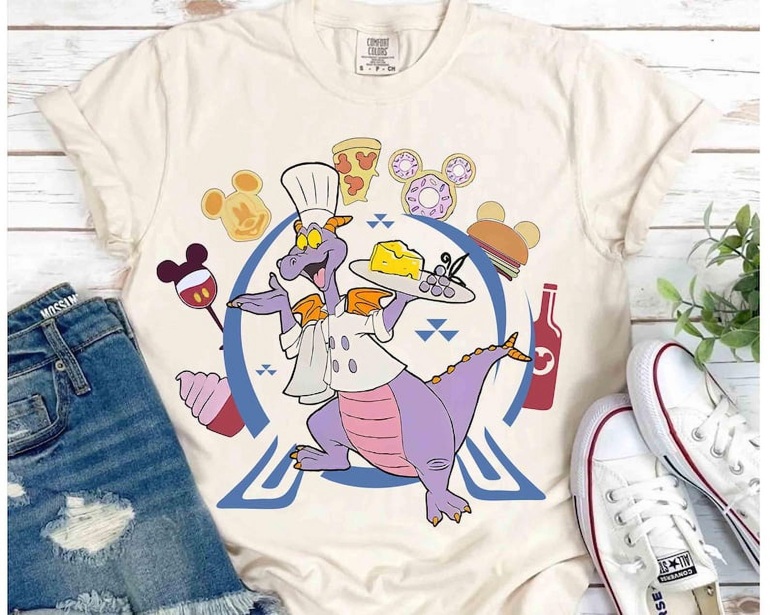 Figment Chef Food And Drink Around The World Tshirt, Disney Epcot Food