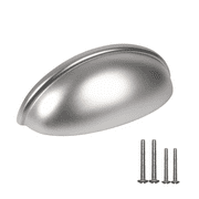 Figo Home Cup Pulls for Cabinets and Drawers - 3 inch Hole to Hole - 10 Pack