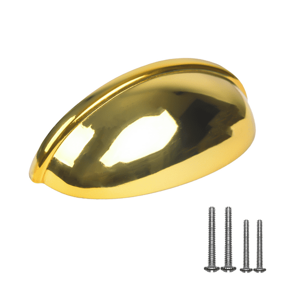 Figo Home Cup Pulls for Cabinets and Drawers - 3 inch Hole to Hole - 10 Pack