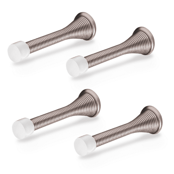 Figo Home Door Stoppers for Wall, Spring Door Stopper, Door Stop, Pack of 4