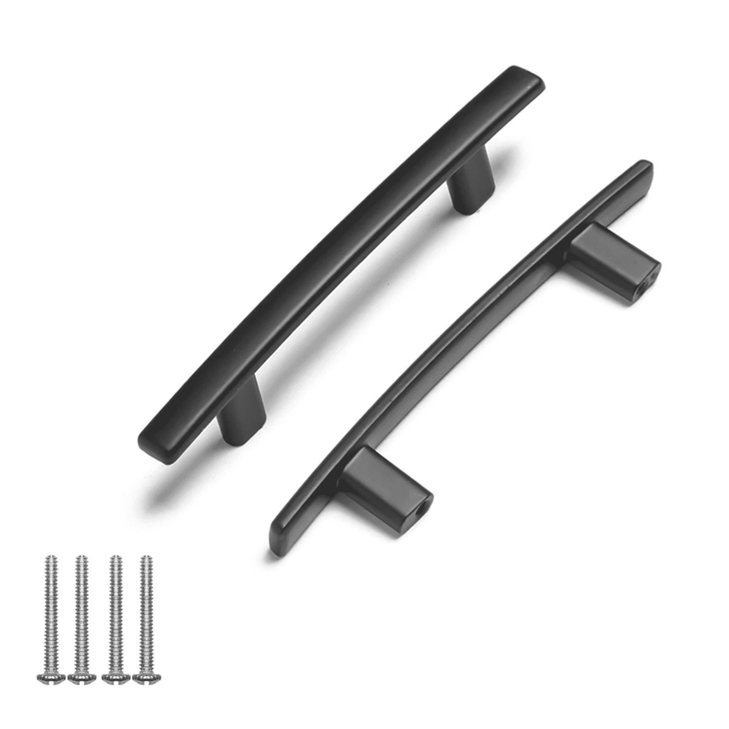 Figo Home Kitchen Cabinet Handles - 3" Hole to Hole, 5" Length Drawer Handles (Black, Small ...