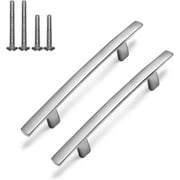 Figo Home Kitchen Cabinet Handles - 3" Hole to Hole, 5" Length Drawer Handles (Nickel, Small)