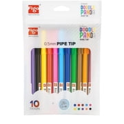Figoo Doodle Panda Fine Tip Roller Pens   0.5 mm Pipe Tip, Multicolour Ink, Ultra Smooth Writing, Student & Office Writing Set, Pack of 20