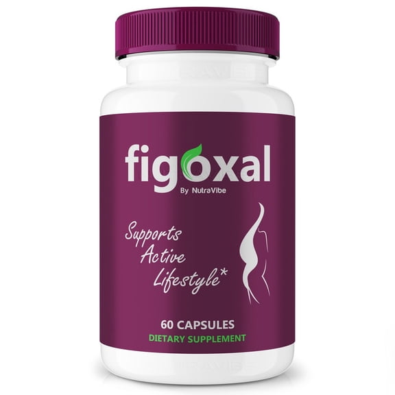Figoxal Natural Daily Pill Formula Designed to align with Fitness Goals, Support active Lifestyle & Body Balance | Just 2 Easy-to-Swallow Pills Daily (60 Capsules)