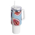 thumbnail image 1 of Figs 40 oz Tumbler with Handle Insulated&nbsp;Travel Mug&nbsp;Lid Straw Leak Proof Steel Vacuum Water Bottles Glasses Fits in Car Cup Holder, 1 of 7