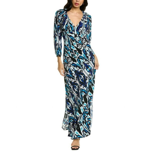 Figue womens Melrose Maxi Dress, XS, Blue