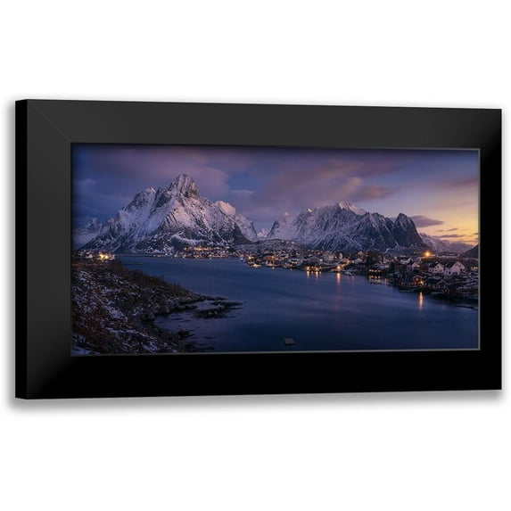 Figueras Barranco, Antoni 24x14 Black Modern Framed Museum Art Print Titled - Reine