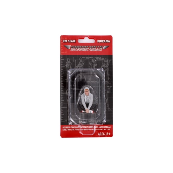 Figure 18 Series 1 #704, Black /Light Gray - Showcasts AD-24704 - 1/24 Scale Figurine