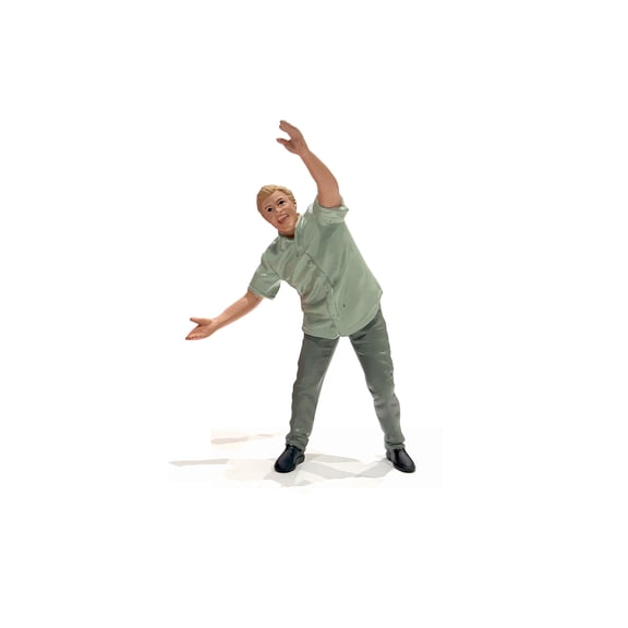 Figure 18 Series 2 Figure 5, Green - Showcasts AD-18905 - 1/18 Scale Resin Diorama Figurine