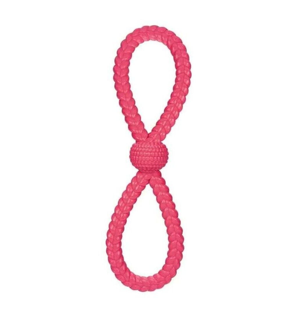Figure 8 Dog Toys Fun and Colorful Choices Tug Toss Fetch Play Ropes and Loops Tugger Pink Walmart