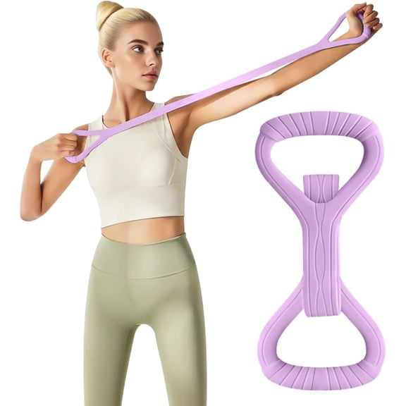 Figure 8 Fitness Resistance Band - High Elasticity Non-Slip Exercise Bands for  , Arm Sculpting &  Exercise |, Workouts, /Travel Gym