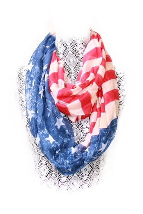Figure 8 Multi Loop Scarf - American Flag