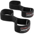 thumbnail image 1 of Figure 8 Neoprene-Padded Lifting Straps (Pair) - Black, 1 of 4