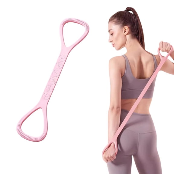 Figure 8 Resistance Band, Arm Bands for Workout, Silicone Exercise Band, for Band, Arm, Back, Shoulder Training, Yoga