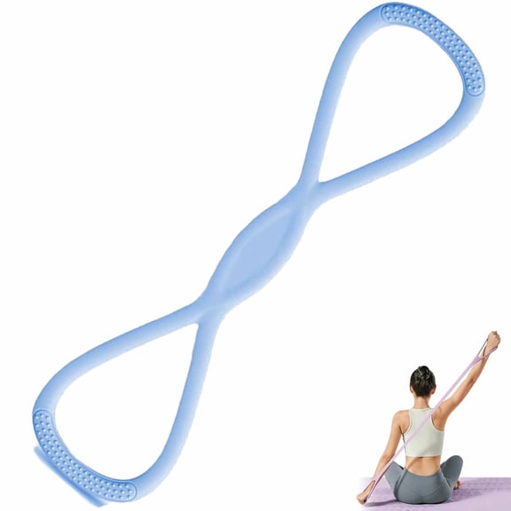Figure 8 Resistance Band, Exercise Bands with Handles for Women & Men, Full-Body Workout, Strength Training, Chest Expander & Yoga