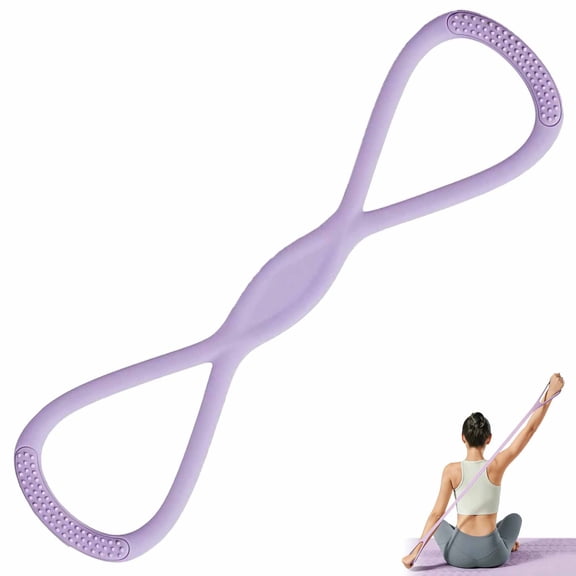 Figure 8 Resistance Band, Exercise Bands with Handles for Women & Men, Full-Body Workout, Strength Training, Chest Expander & Yoga
