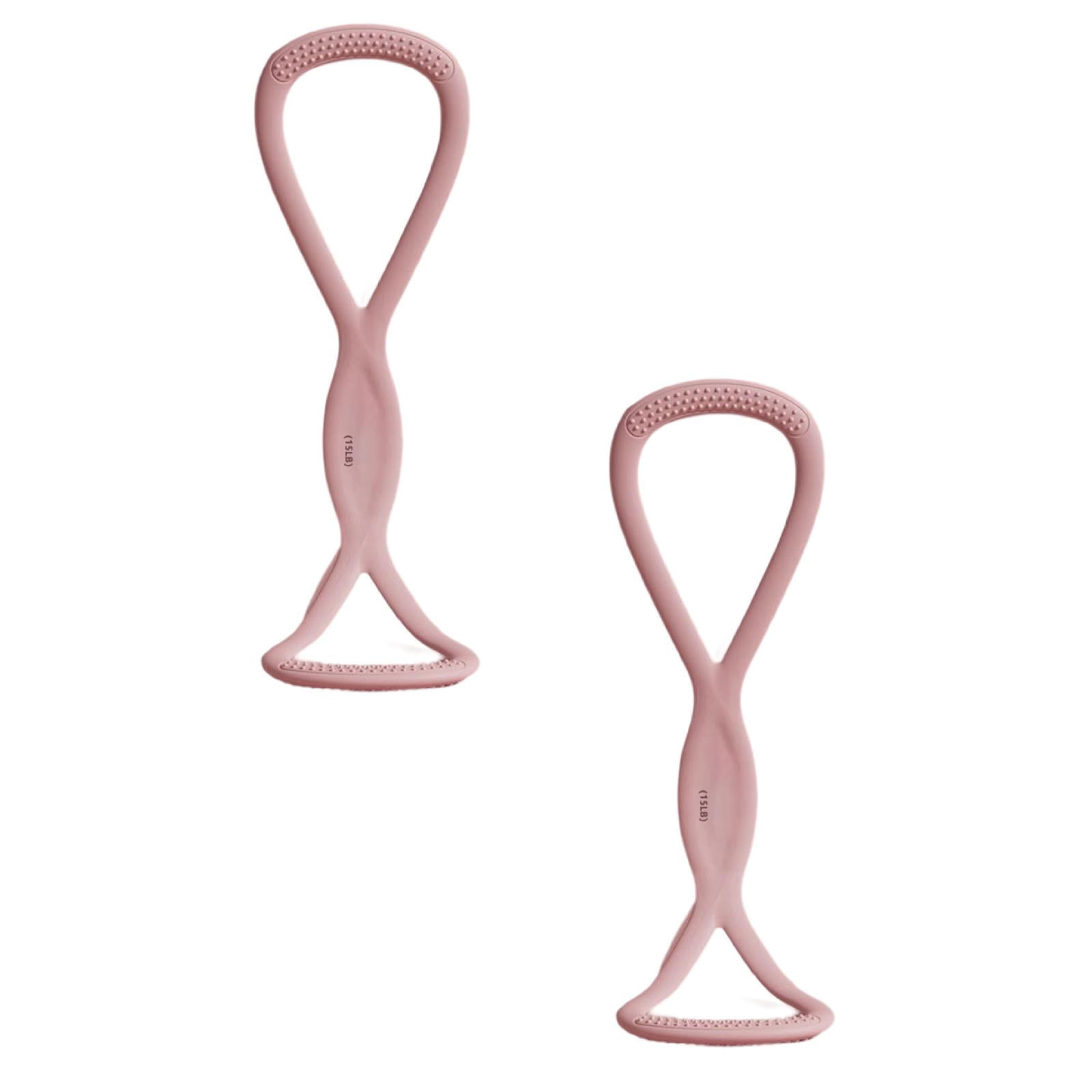 Stretch Robe For Exercise Figure 8 Resistance Band, Silica 25LB Exercise Stretch Band with Non ...