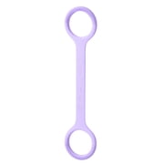 Figure 8 Resistance Band, Silicone Exercise Band with Handles for Arms, Back, Shoulder, Body Workouts, Foot and Leg Stretcher for Home Gym, Yoga, Pilates, and Physical Therapy