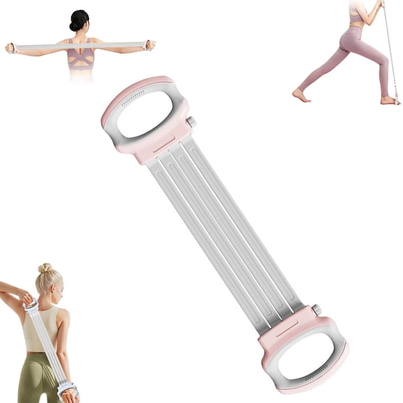 Figure 8 Resistance Band for Women 20-80LBS, Portable Arm Back Training Elastic Ropes,Workout Chest Arm and Shoulder Stretch Bands Exercise Equipment for Full Body Workout, Yoga, Pilates