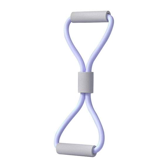 Figure 8 Resistance Band Yoga Pulling Rope with Handles Arm Back Shoulder Stretch Bands Exercise Equipment for Home Workout Physical Therapy Strength Training Chest Leg Fitness